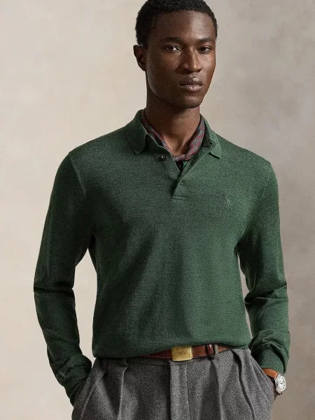 Polo Ralph Lauren pulover pentru bărbați verde