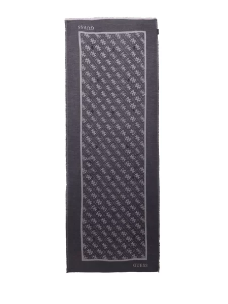 GUESS Fular gri / gri grafit negru