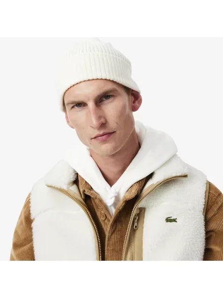 Lacoste Kamizelka Ze Stójką Z Blokadą Koloru biała