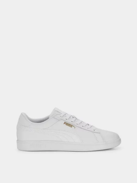 Puma Smash L Кеди низькі Унісекс Шкіра/синтетичний білий