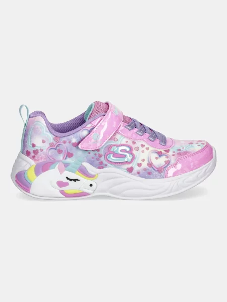 Skechers UNICORN DREAMS HEART SPARKL tenisky detské