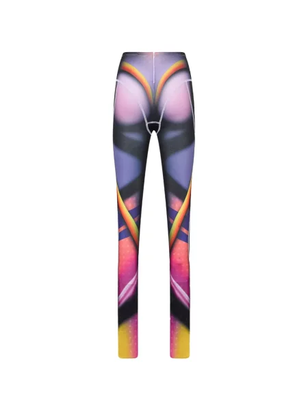 Pantaloni Dsquared2 cu imagine din jerseu negru