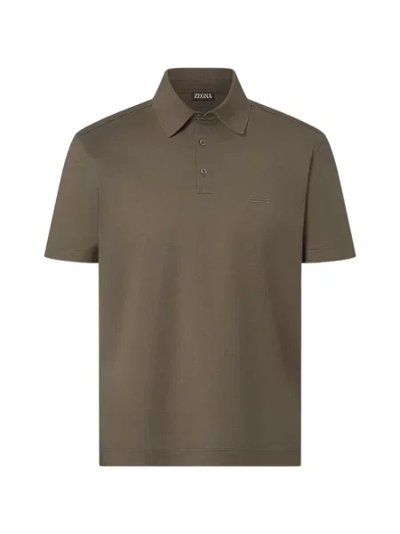 Tricou polo Zegna maro