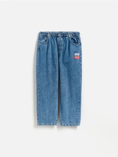 Reserved Джинси baggy синій
