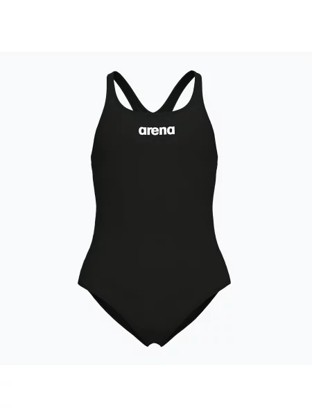 Gyermek egyrészes fürdőruha arena Team Swim Pro Solid fekete/fehér. Méret: fehér