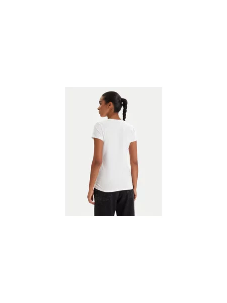 Armani Exchange Majica Regular Fit bela