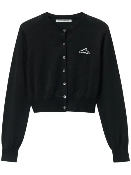 Cardigan Alexander Wang cu imagine negru