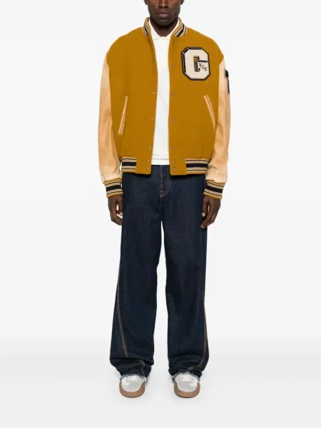 Geanta de piele Golden Goose galben