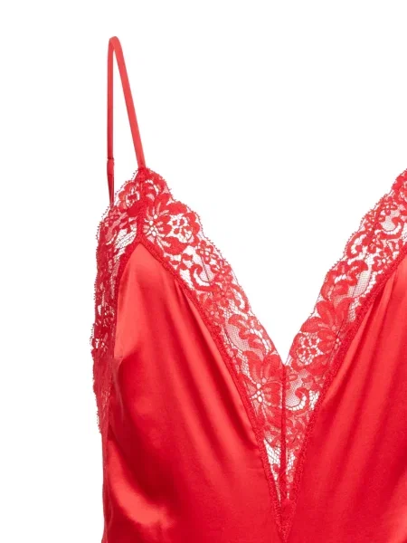Body Fleur Du Mal din dantelă roșu