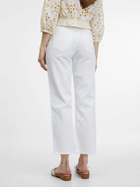 Pantaloni Orsay alb