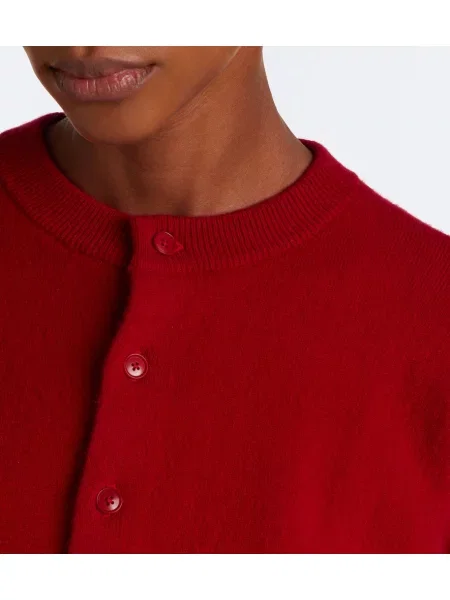 Cardigan Extreme Cashmere din cașmir roșu