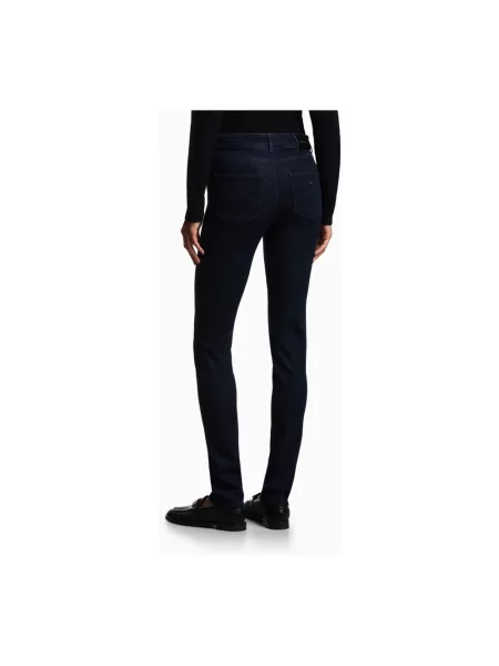 Skinny jeansy skinny Emporio Armani niebieskie