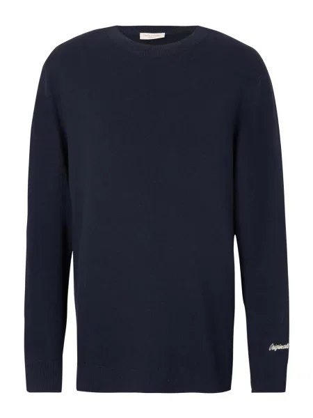 JACK & JONES Svetr JORNORREBRO noční modrá