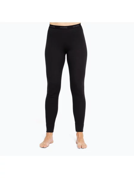 Pantaloni termoactivi pentru femei Dovre Wool Pants black negru