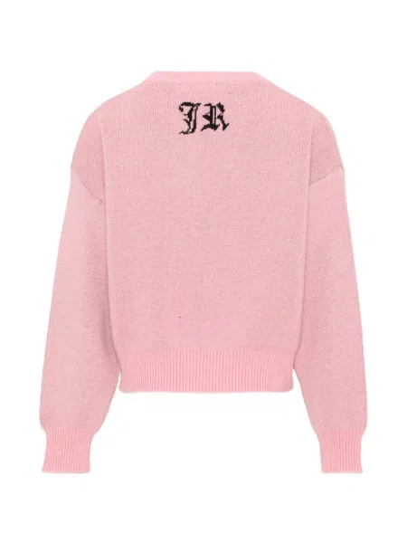 Sweter dziecięcy John Richmond różowy