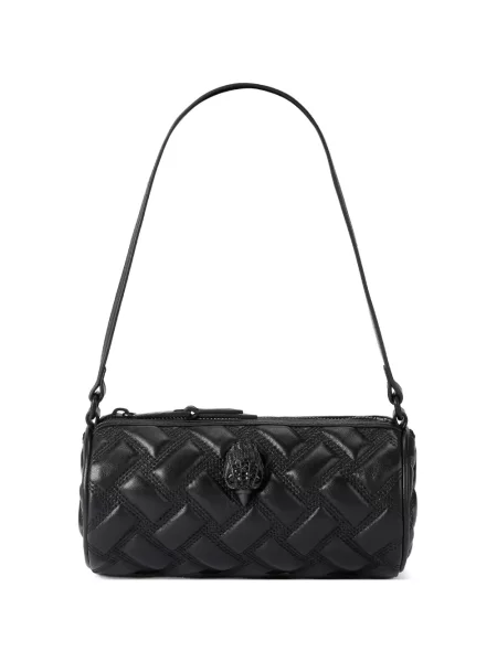 Bőr steppelt shopper táska Kurt Geiger London fekete