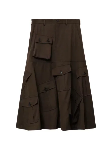 Pantaloni scurți cargo Comme Des Garcons Homme Plus de lână maro