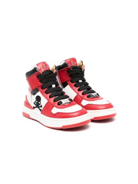 Sneakersy dziecięce Philipp Plein czerwone