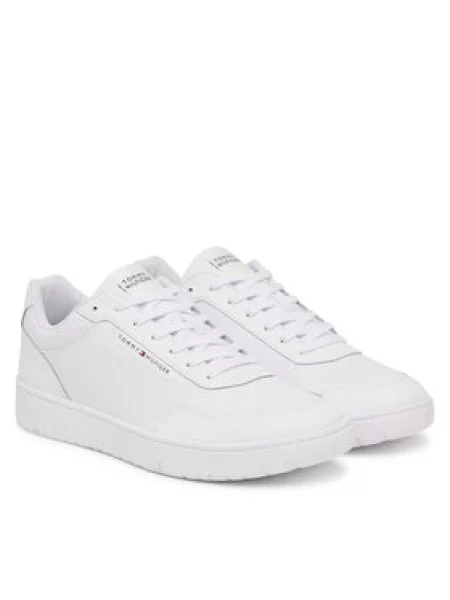 Tenisice Tommy Hilfiger Th Basket Core Leather bijela
