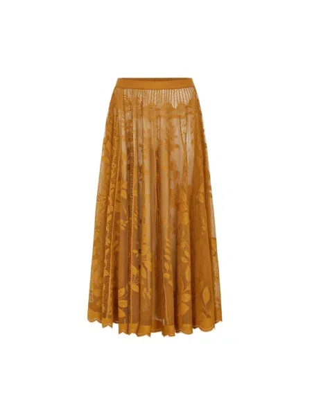 Spódnica midi Lollys Laundry brązowa