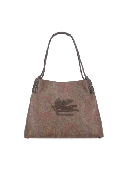 Shopperka Etro brązowa