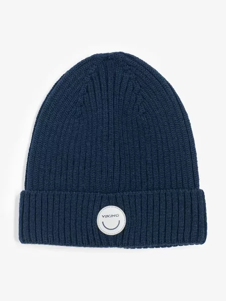 Viking Kids шапка дитяча з вовною Play Wool Rib Beanie