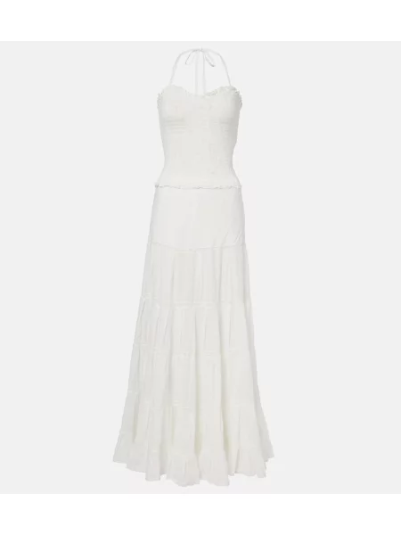 Maxi rochie maxi Poupette St Barth de costum alb