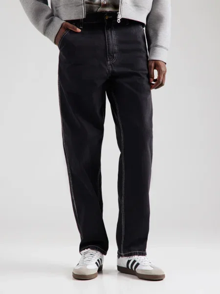 Traperice Carhartt WIP Simple Pant za muškarce crna
