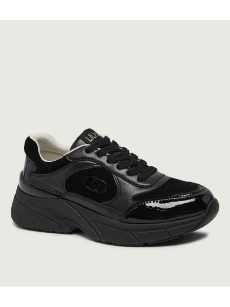 Liu Jo Sneakers 01 | piele întoarsă negru