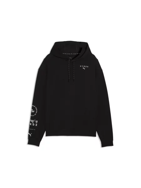 Bluza z kapturem Puma x HYROX Cloudspun Graphic czysty XL czarna
