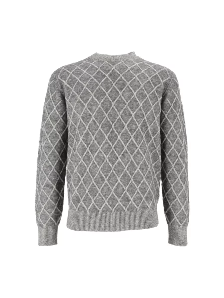 Sweter Ballantyne szary
