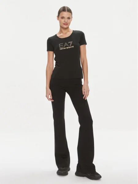 Emporio Armani Tričko TJDQZ Skinny Fit čierna