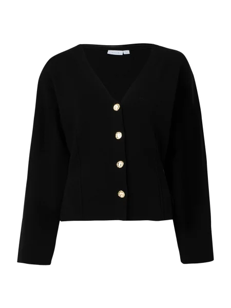 VILA Geacă tricotată VISWAY' negru