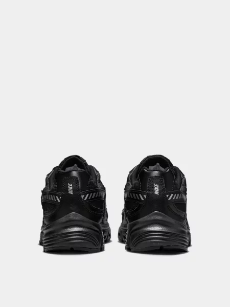 Кожаные повседневные кроссовки Nike черные