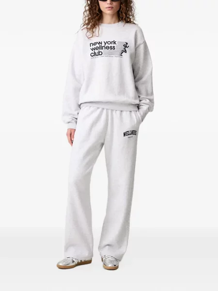 Τρέξιμο παντελόνι Sporty & Rich με σχέδιο γκρι