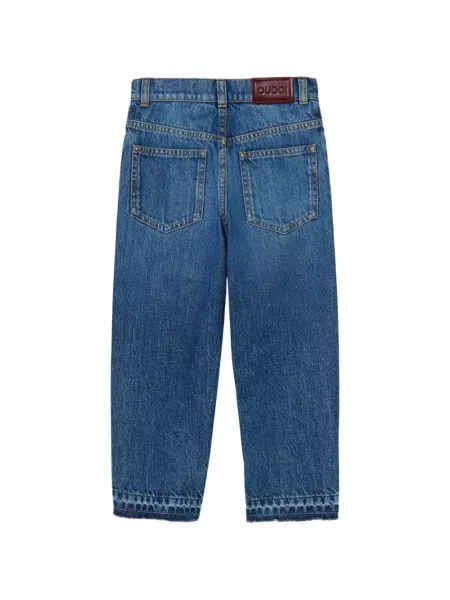 Spodnie dziecięce Gucci niebieskie