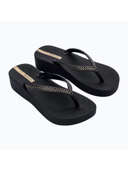 Вьетнамки Ipanema с сеткой черные