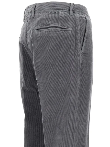 Pantaloni Incotex de catifea cord gri