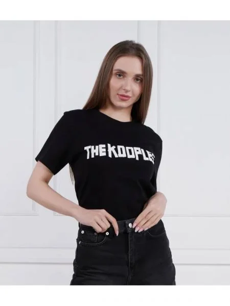 The Kooples Tricou | Oversize fit negru