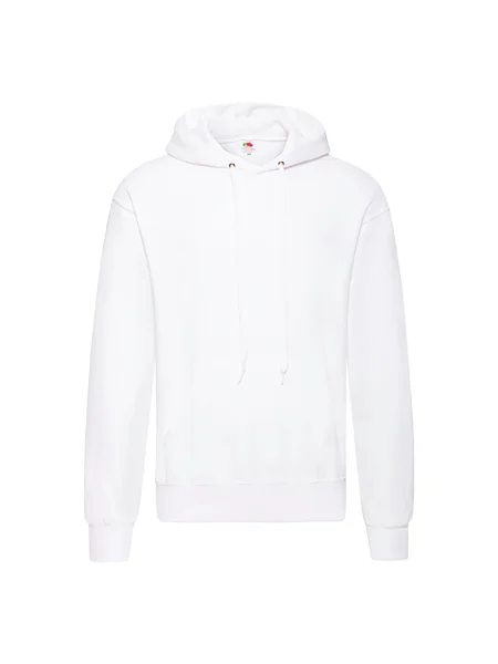 Hoodie Fruit Of The Loom s kapuco bela