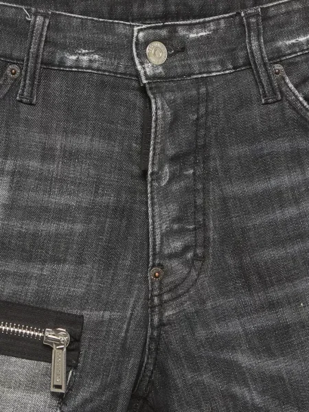 Blugi Dsquared2 zdrențuiți gri