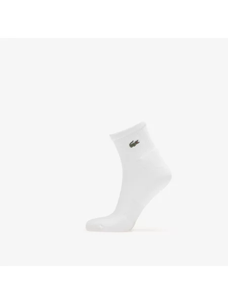 Șosete Lacoste Ankle Socks White alb