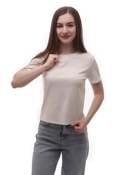 Футболка STREAM віскоза/поліестер білий