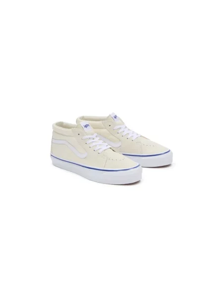 Sneakersy Vans skórzane beżowe