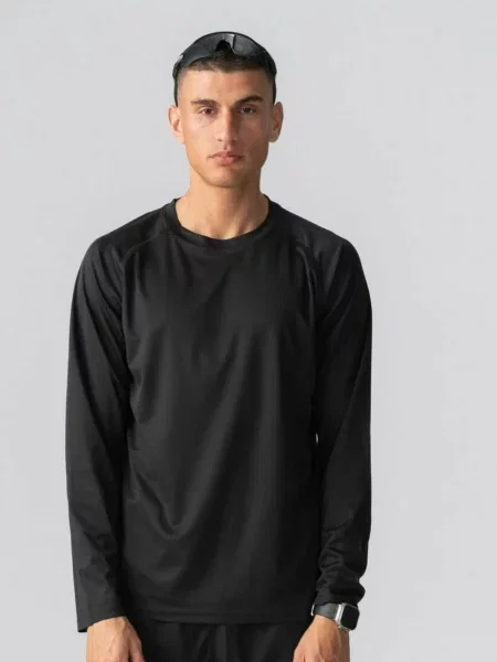 TEESHOPPEN Cămașă Langærmet negru