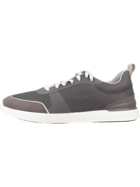 Sneakersy Clarks koronkowe szare