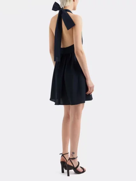 Платье мини Armani Exchange синее
