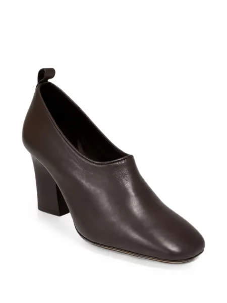 Pantofi cu toc Soeur din piele maro