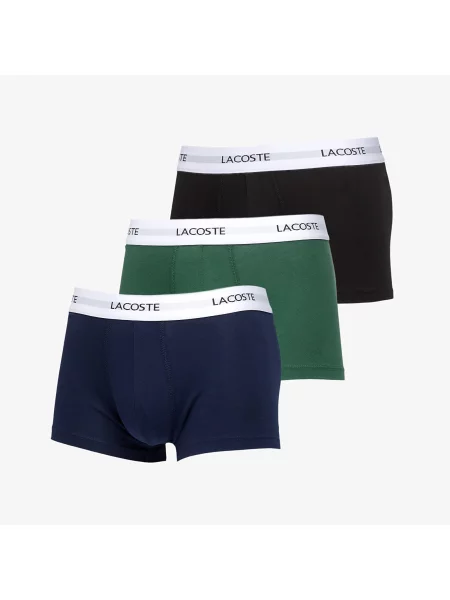 Hlačke Lacoste črna