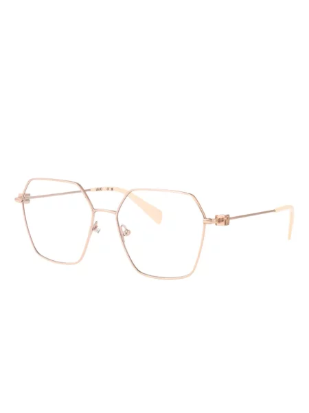 Ochelari de soare Liu Jo cu imprimeu geometric auriu